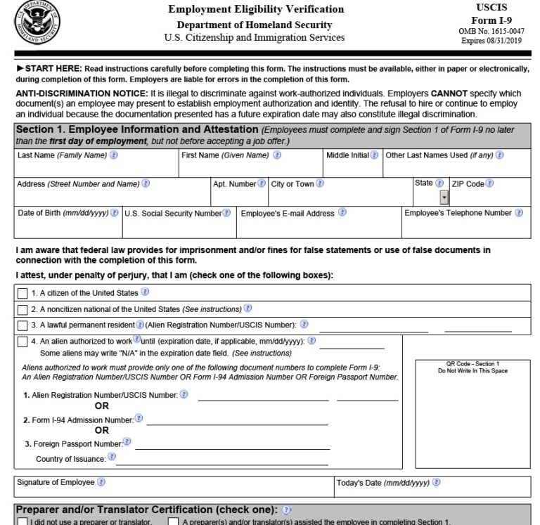 Form I-9 Tips - Virginia Automobile Dealers Association