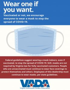 Employee guide - wearing facemasks to protect against Covid-19